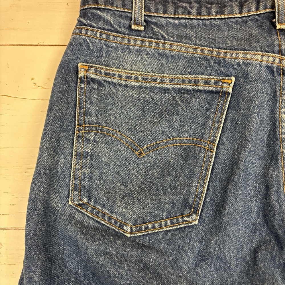Vintage Levis 505 Orange Tab Jeans 70s 80s Mens 38x31 (37X31) Made In USA - Picture 9 of 16